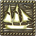 Classic Frigate, 5x5 cm