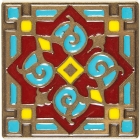 Enameled Orient 1699, 7,5x7,5 cm