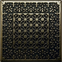 Mosazná dekorace Classic Cover, 7,5x7,5 cm