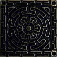 Mosazná dekorace Classic Eterninty, 5x5 cm