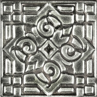 Niklová dekorace Nickel Orient, 5x5 cm