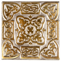 Niklová dekorace Zircon Persia, 7,5x7,5 cm