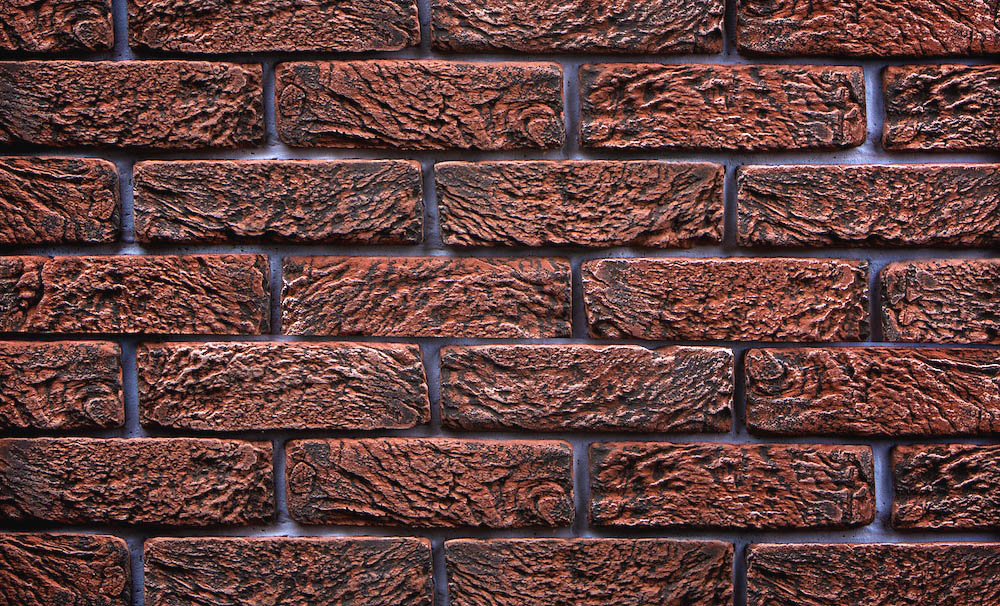 Umělý kámen HAND BRICK červený 21 x 6 cm